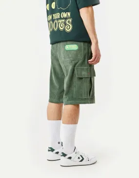 Butter Goods Corduroy Cargo Short - Foliage