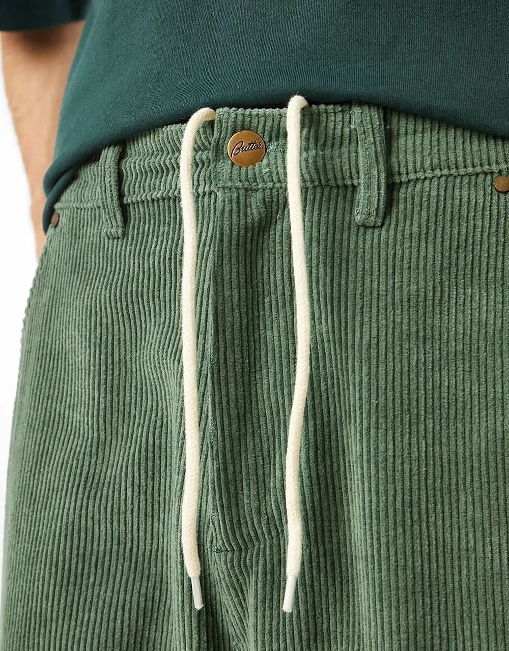 Butter Goods Corduroy Cargo Short - Foliage