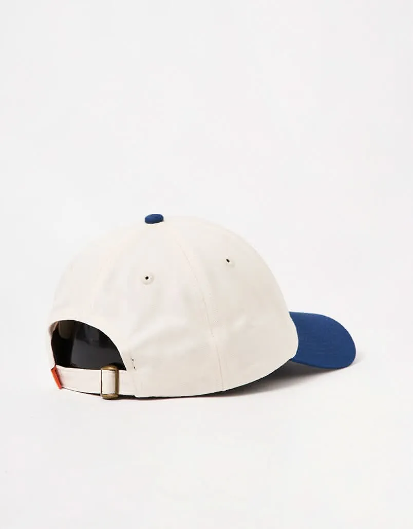 Butter Goods Insect 6 Panel Cap - Natural/Harbour Blue