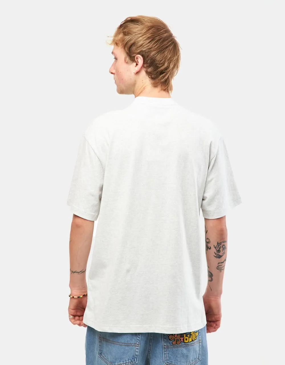 Butter Goods Jack Hammer T-Shirt - Ash