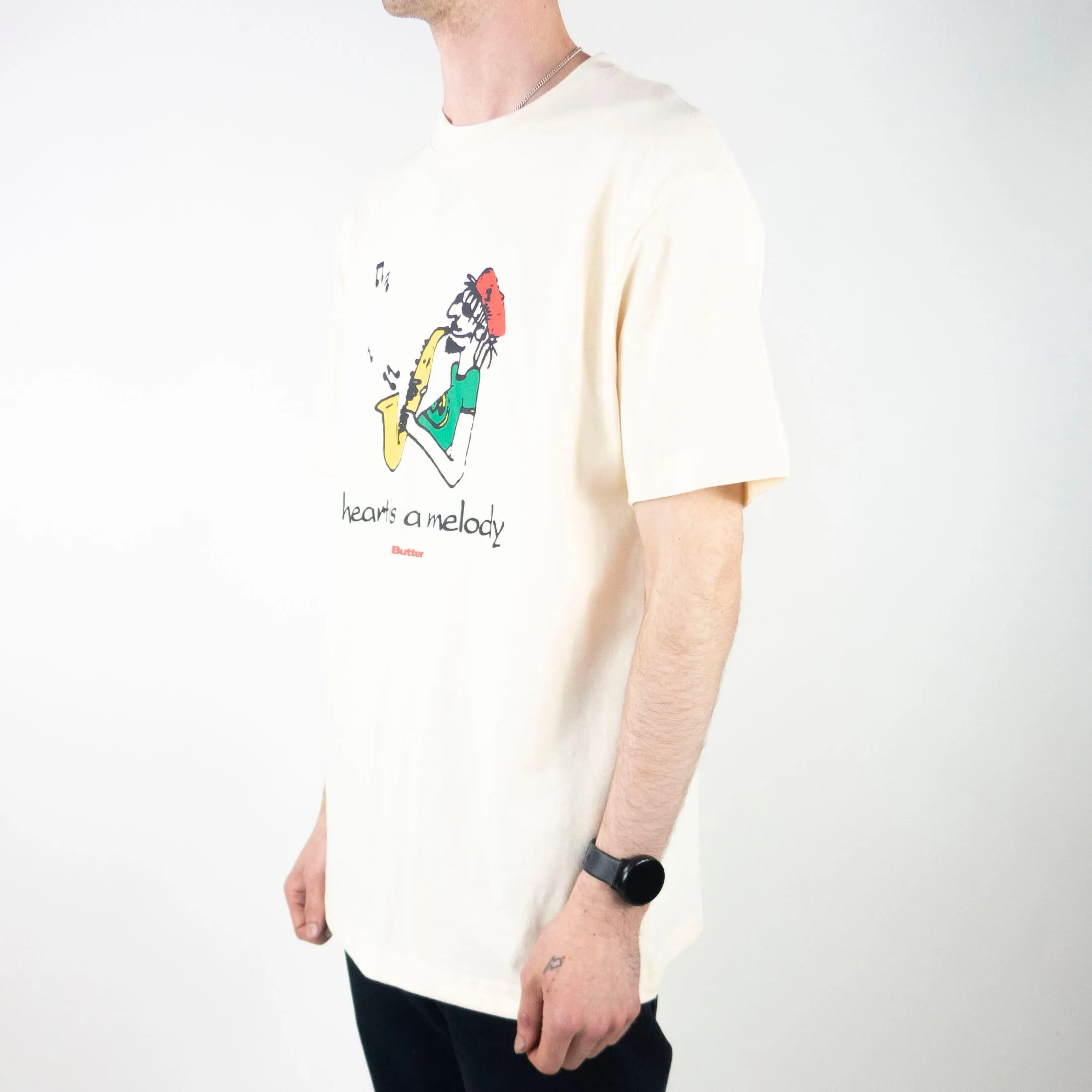 Butter Goods Melody T-Shirt - Cream exclusive at Remix