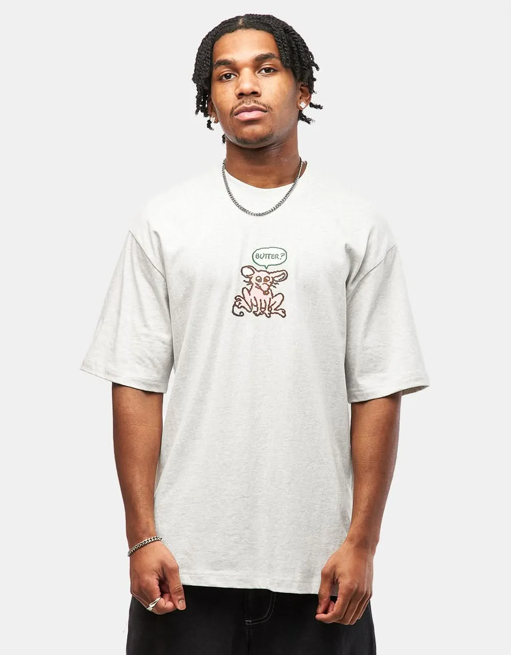 Butter Goods Rodent T-Shirt - Ash