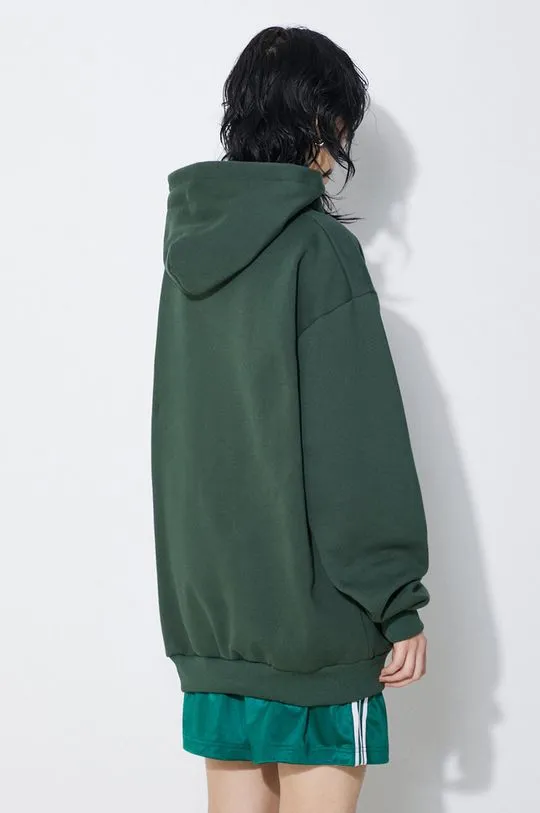 Butter Goods sweatshirt green color hooded with a print BGQ1241802