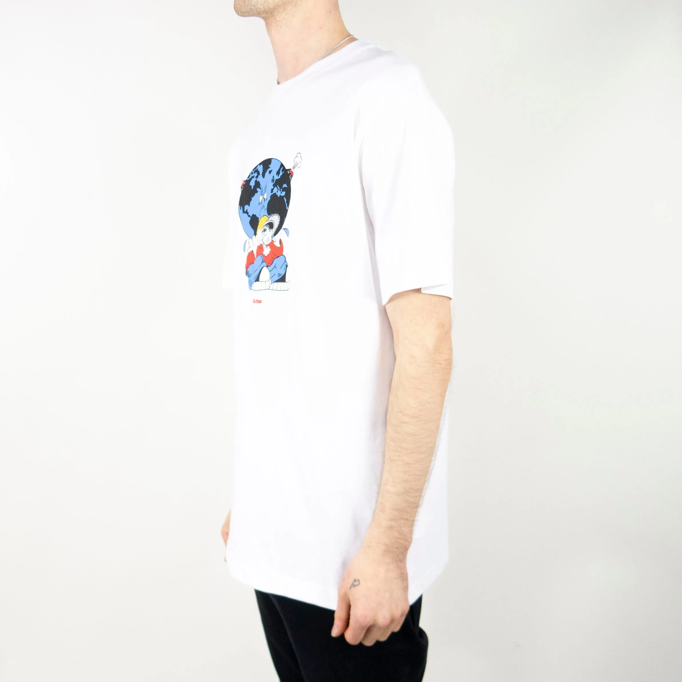 Butter Goods Under Pressure T-Shirt - White exclusive at Remix