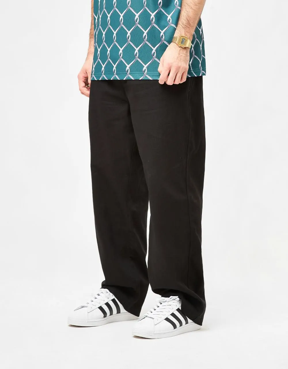 Butter Goods Wide Leg Pant - Black