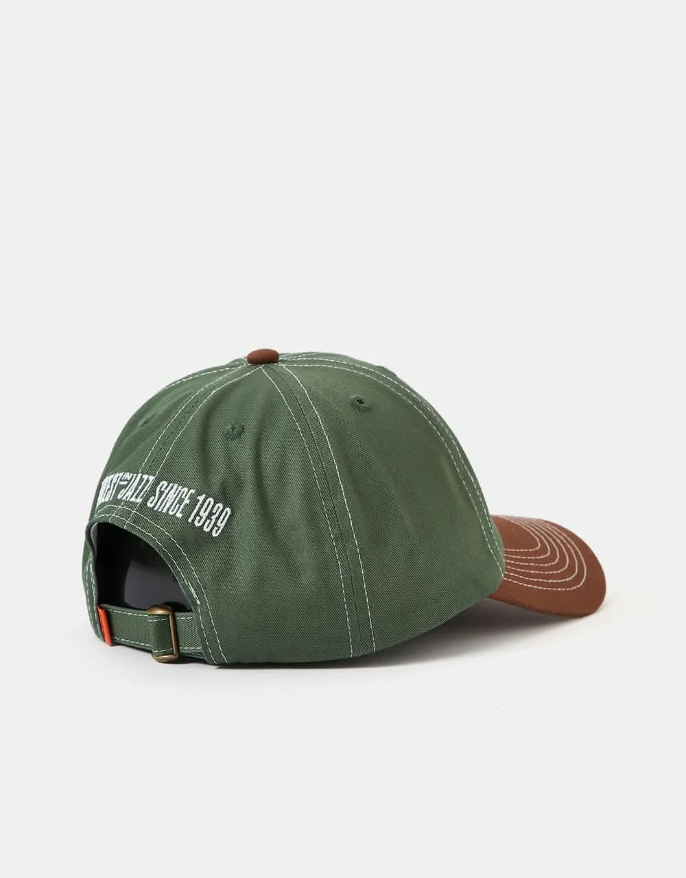 Butter Goods x Blue Note 6 Panel Cap - Sage/Brown