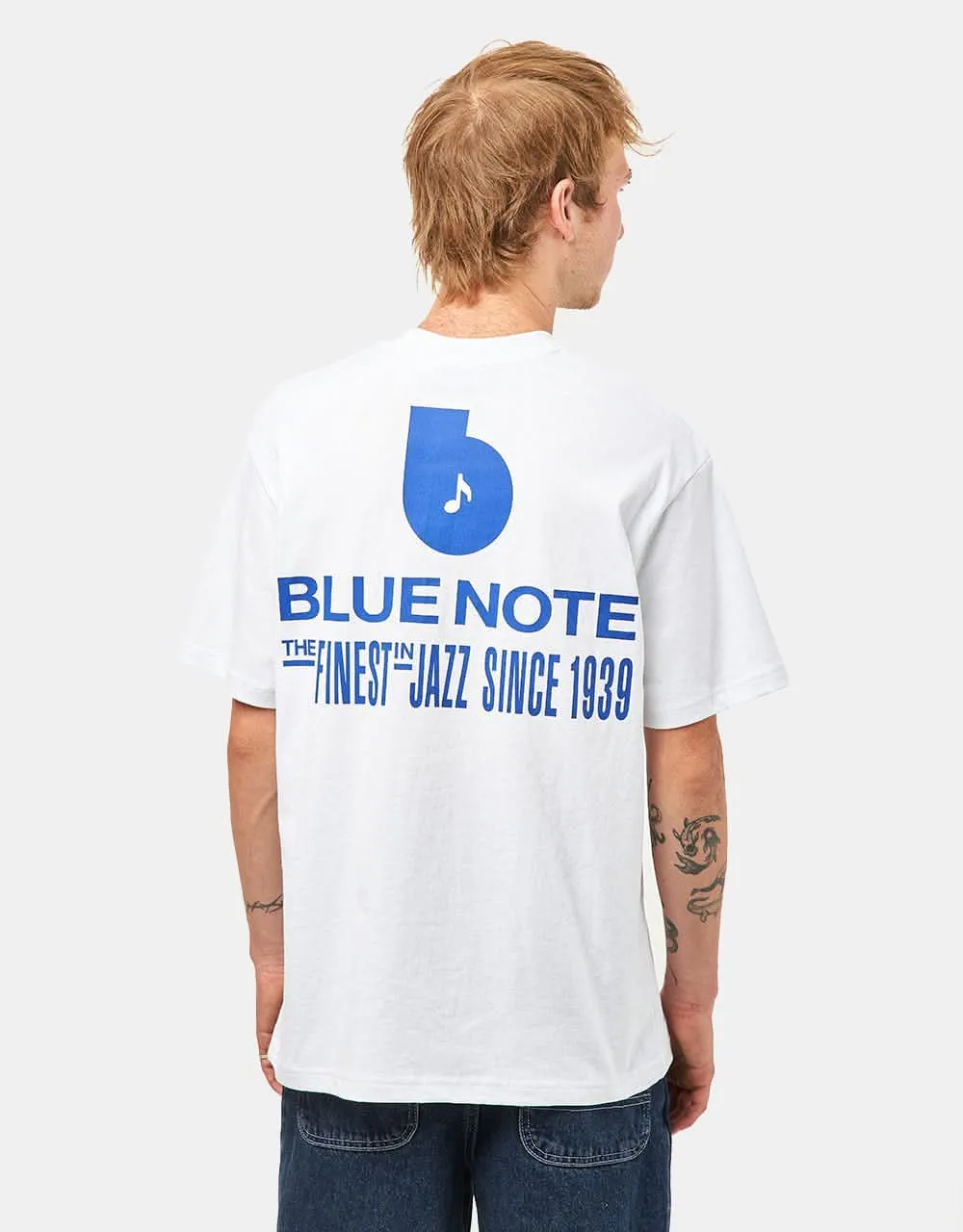 Butter Goods x Blue Note Finest Logo T-Shirt - White