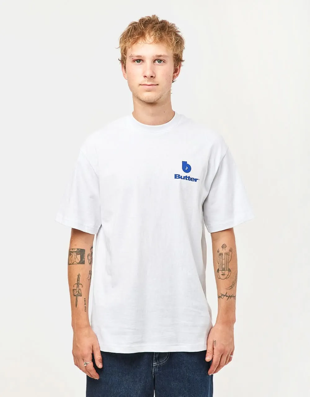 Butter Goods x Blue Note Finest Logo T-Shirt - White