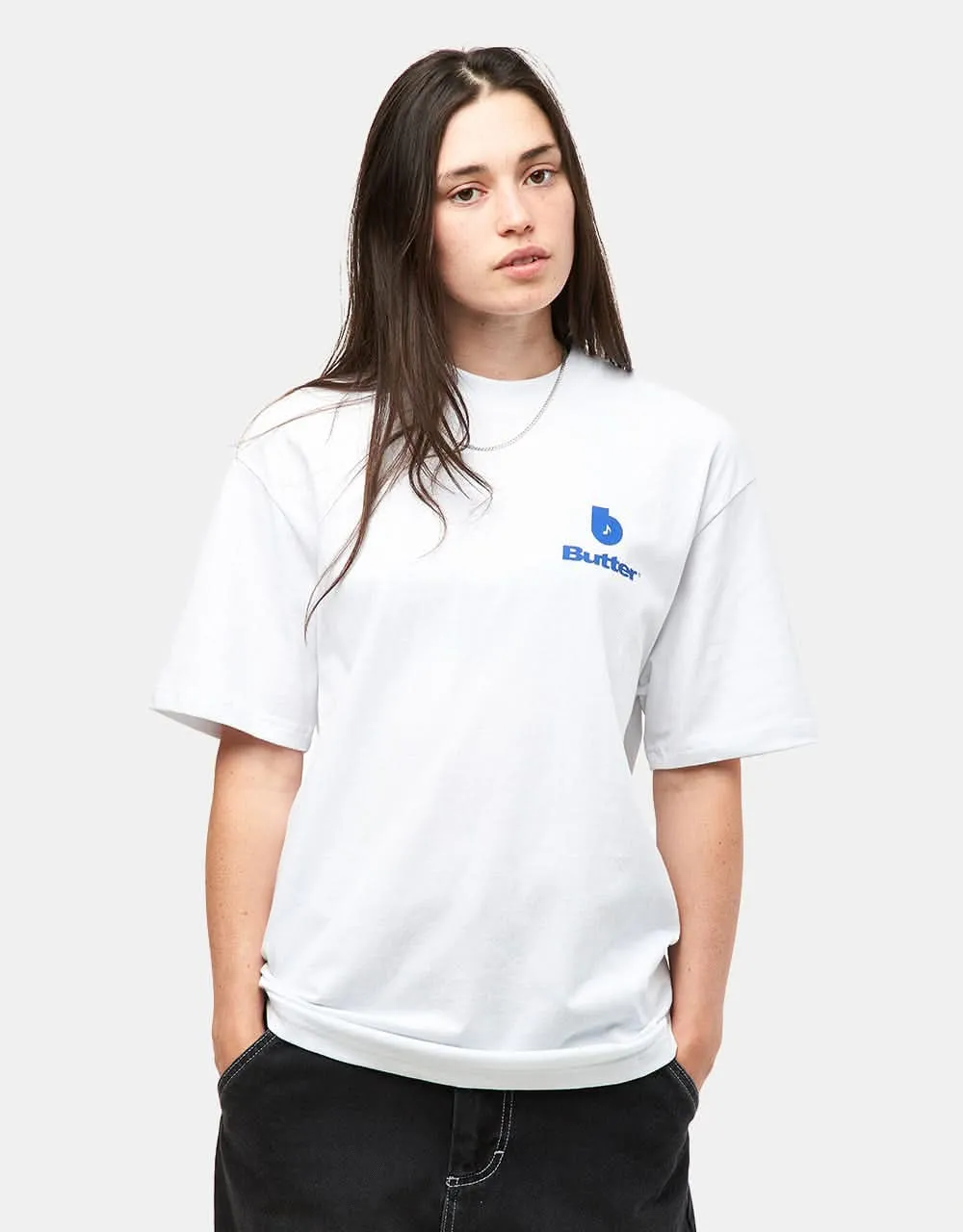 Butter Goods x Blue Note Finest Logo T-Shirt - White