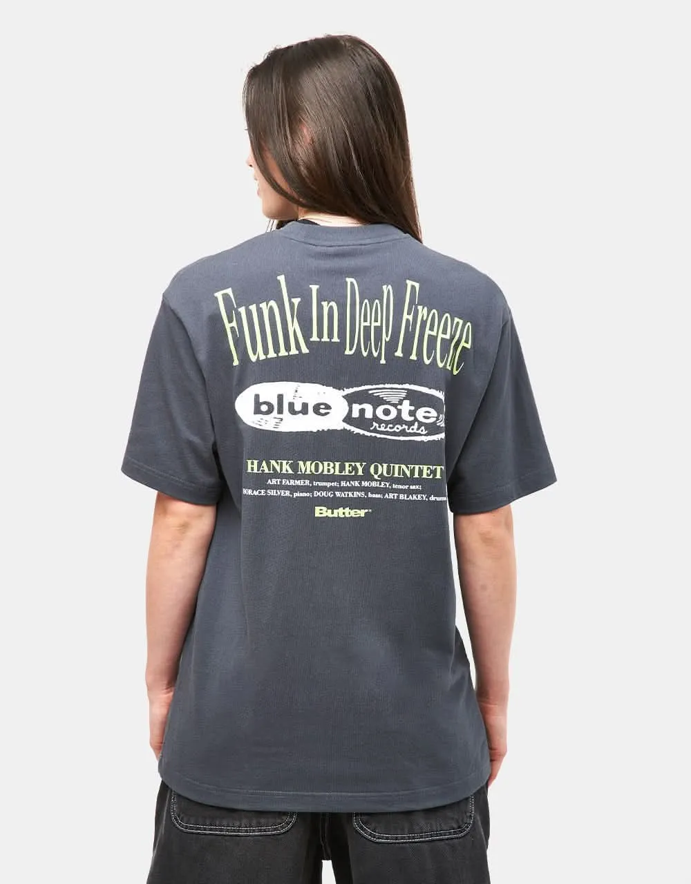 Butter Goods x Blue Note Funk T-Shirt - Charcoal