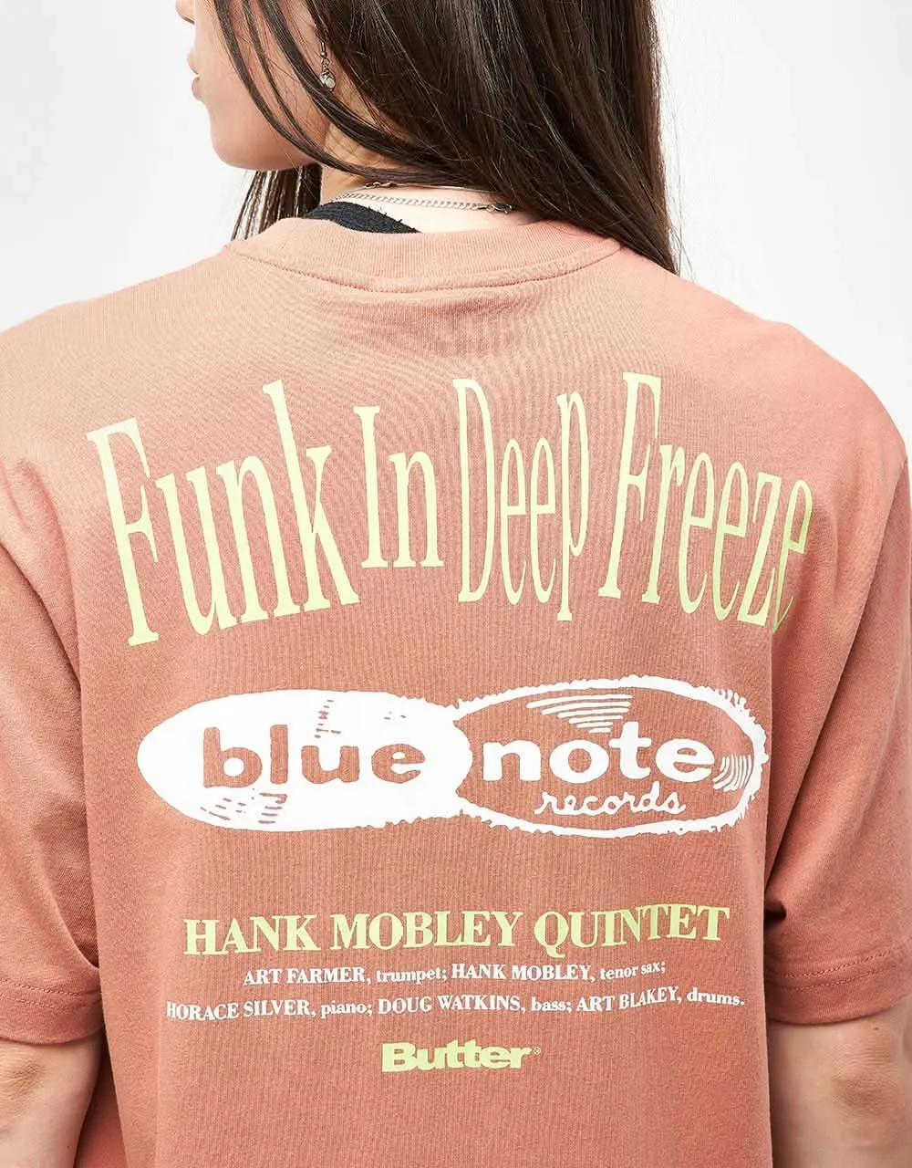 Butter Goods x Blue Note Funk T-Shirt - Washed Wood