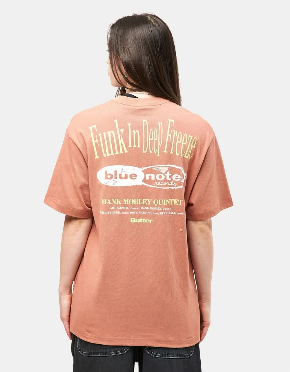 Butter Goods x Blue Note Funk T-Shirt - Washed Wood