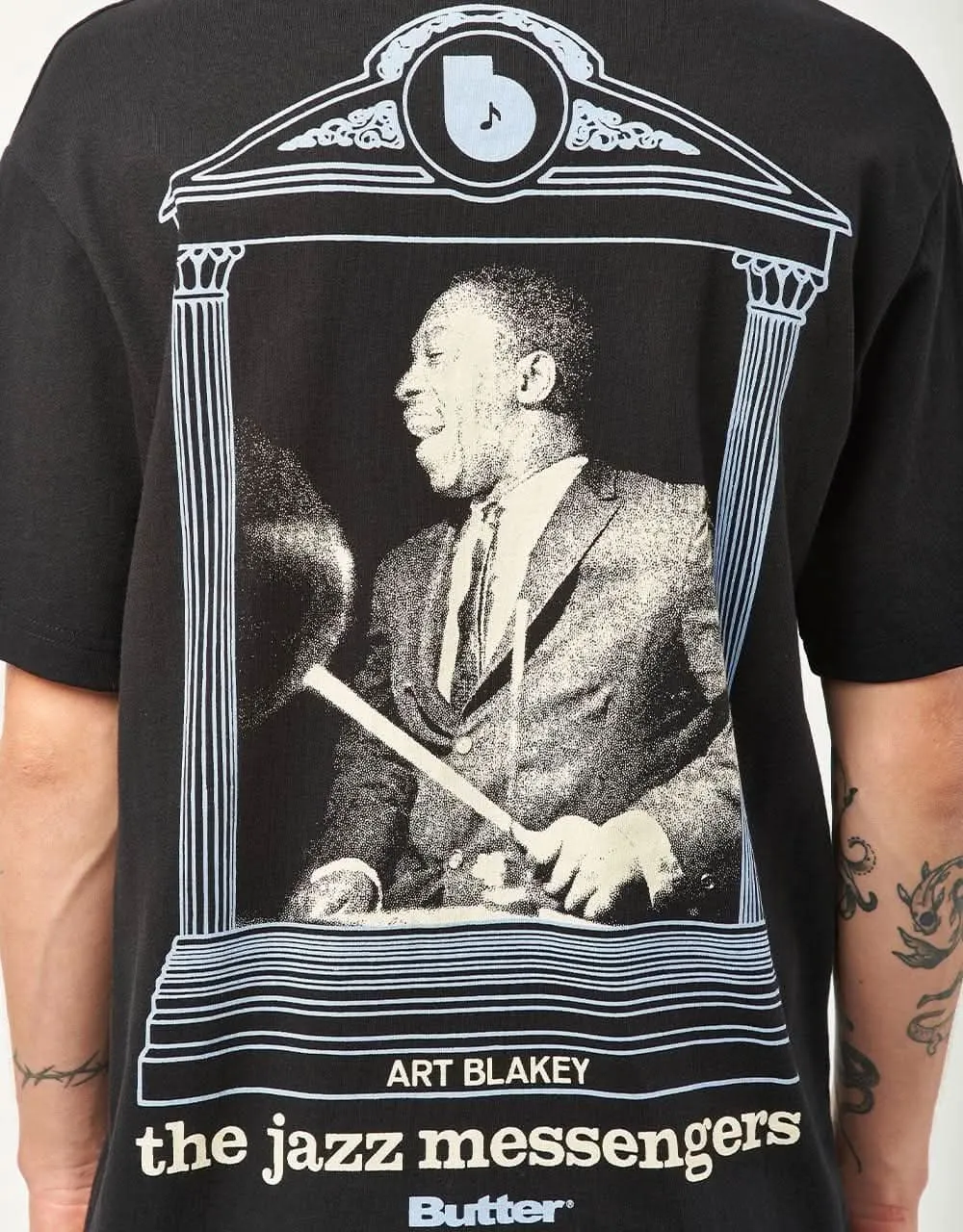 Butter Goods x Blue Note Jazz Messengers T-Shirt - Black