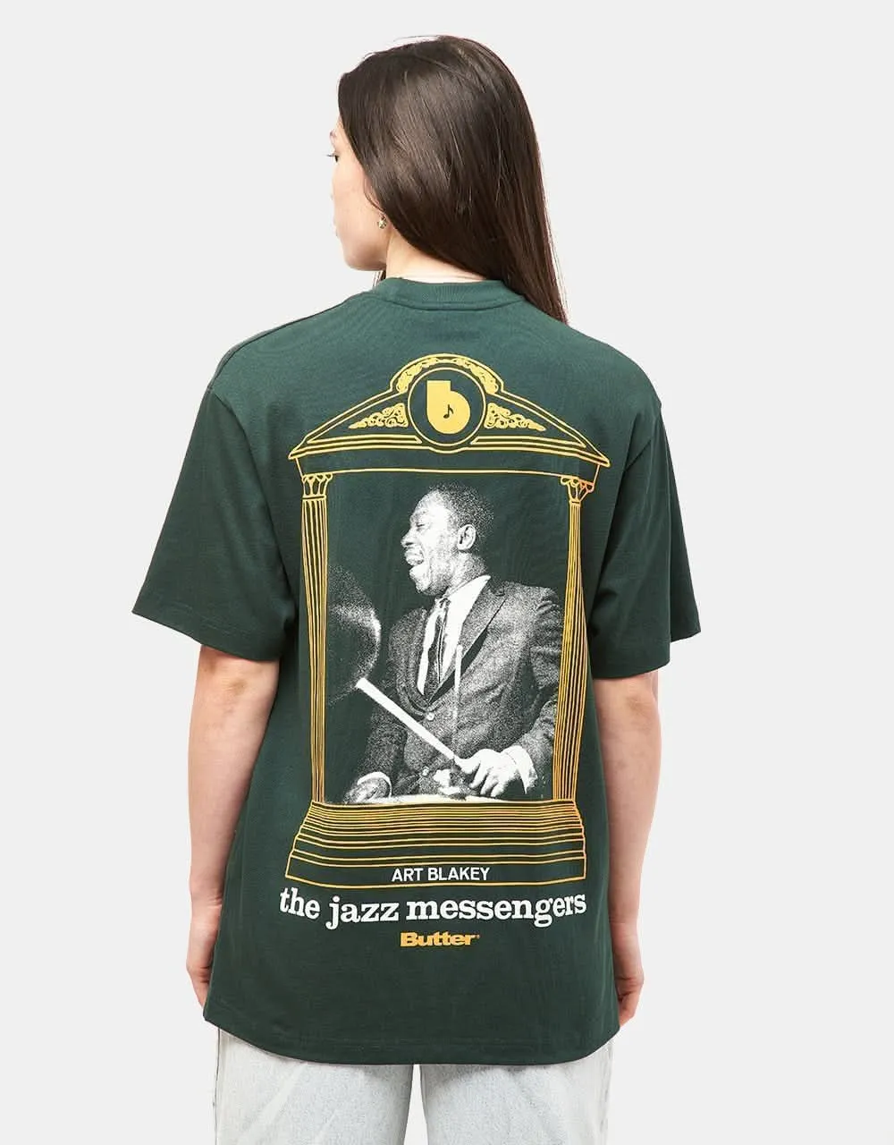 Butter Goods x Blue Note Jazz Messengers T-Shirt - Dark Forest