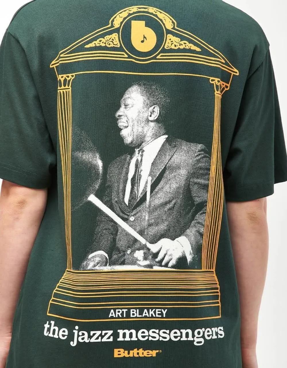 Butter Goods x Blue Note Jazz Messengers T-Shirt - Dark Forest