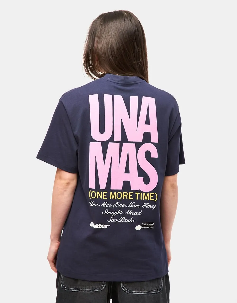 Butter Goods x Blue Note Una Mas T-Shirt - Navy