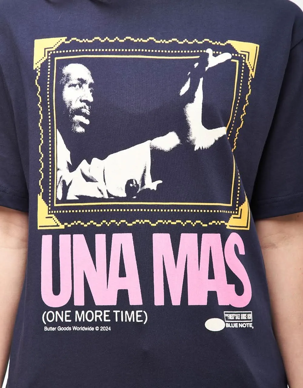 Butter Goods x Blue Note Una Mas T-Shirt - Navy