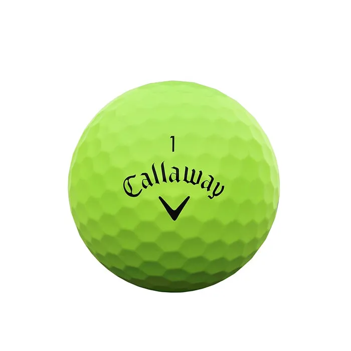 Callaway Super Soft Matte Green Golf Balls - (12 Balls)