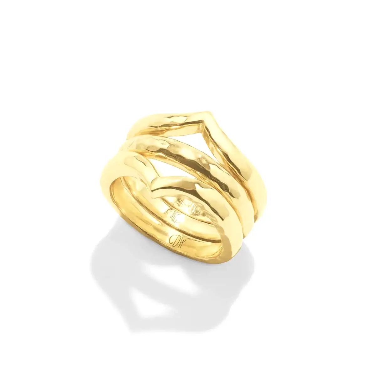 Capucine De Wulf Cleopatra Stacking Ring Set Gold- (four sizes)