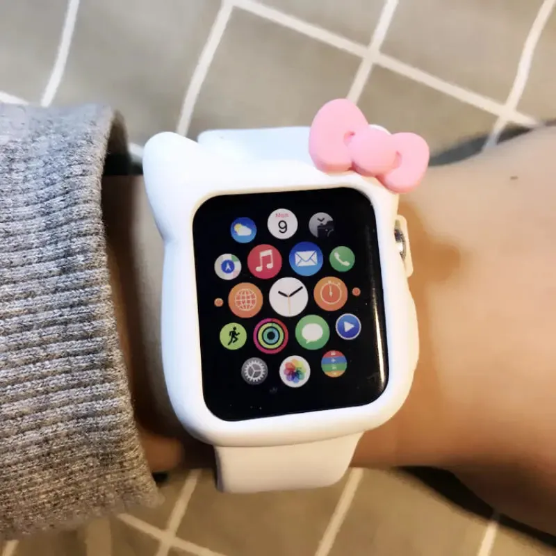 Cartoon Bow Case Compatible for iWatch