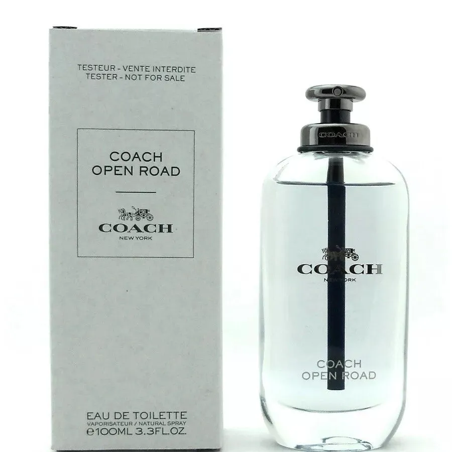 Coach Open Road Eau De Toilette 3.3 oz 100 ml TESTER BOX