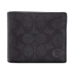 Coach Signature Billfold WalletCharcoal