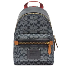 Coach Signature Logo Chambray BackpackOlive & Chambray