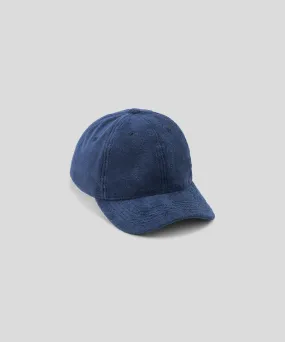 Cotton Terry Coach Cap: Deep Blue