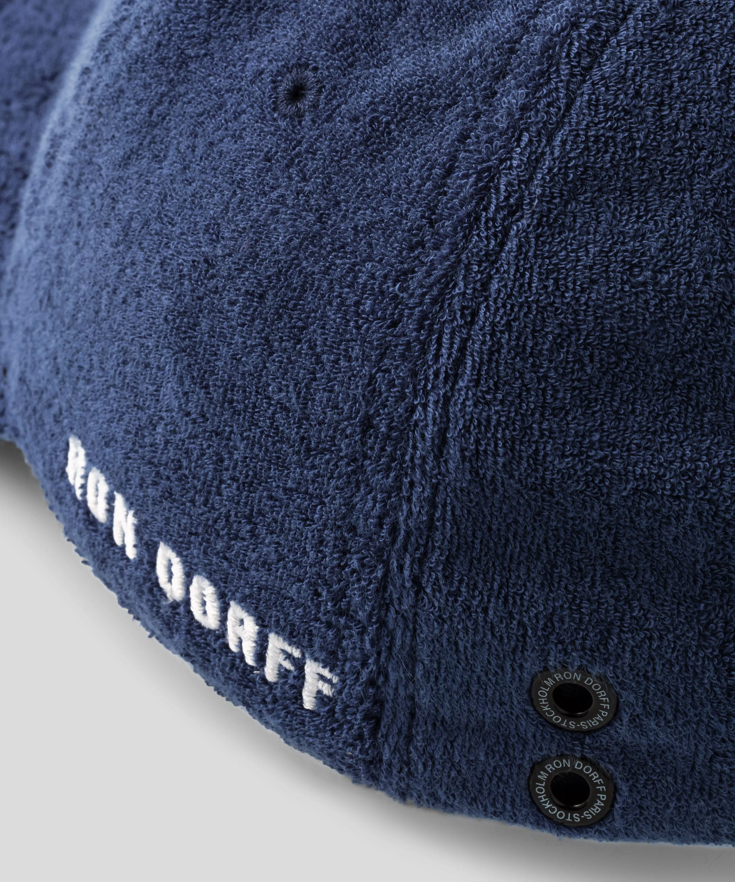 Cotton Terry Coach Cap: Deep Blue