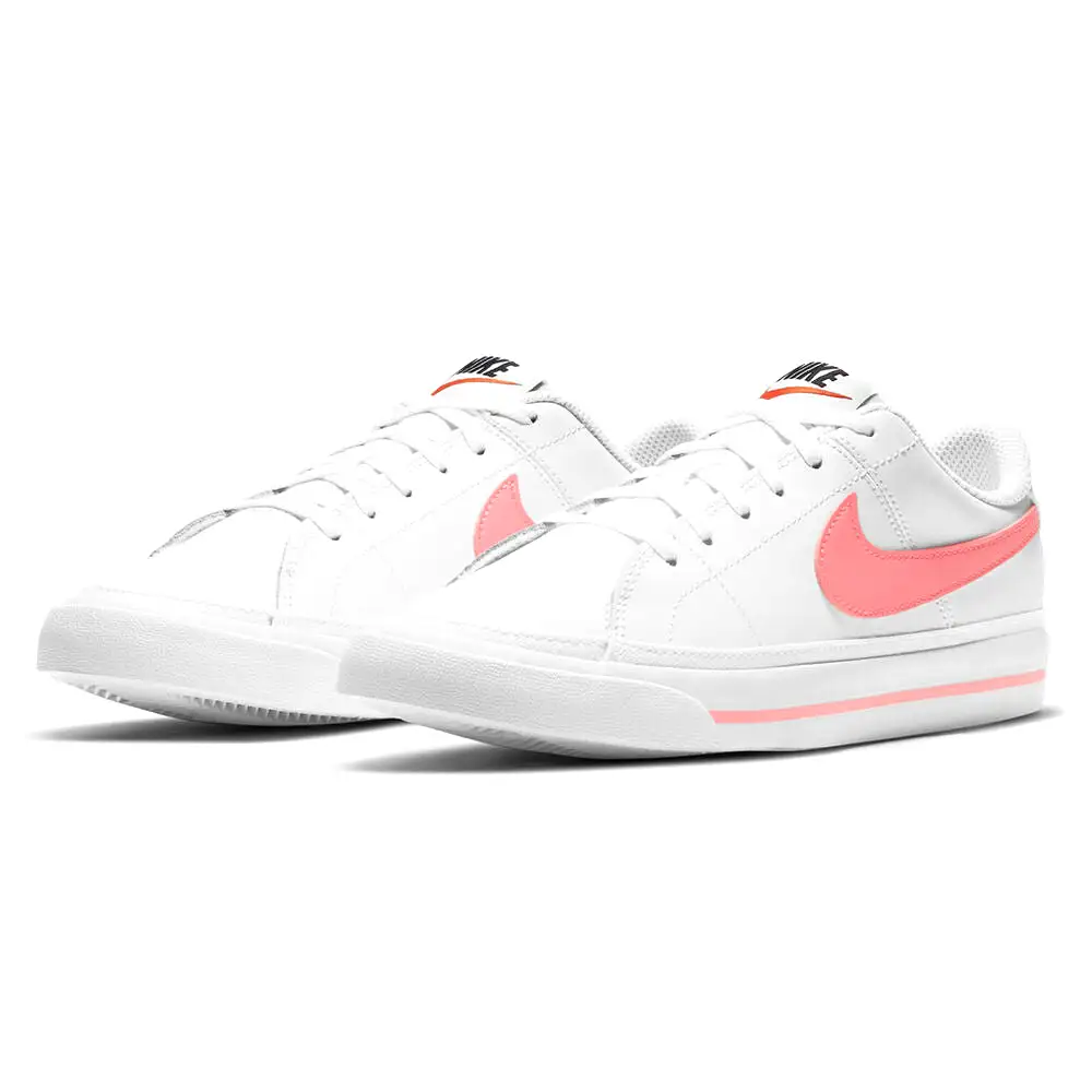 Court Legacy Older Kids/ Youth (White/Pink)