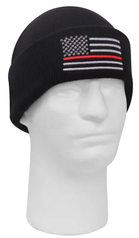 Deluxe Thin Red Line Watch Cap