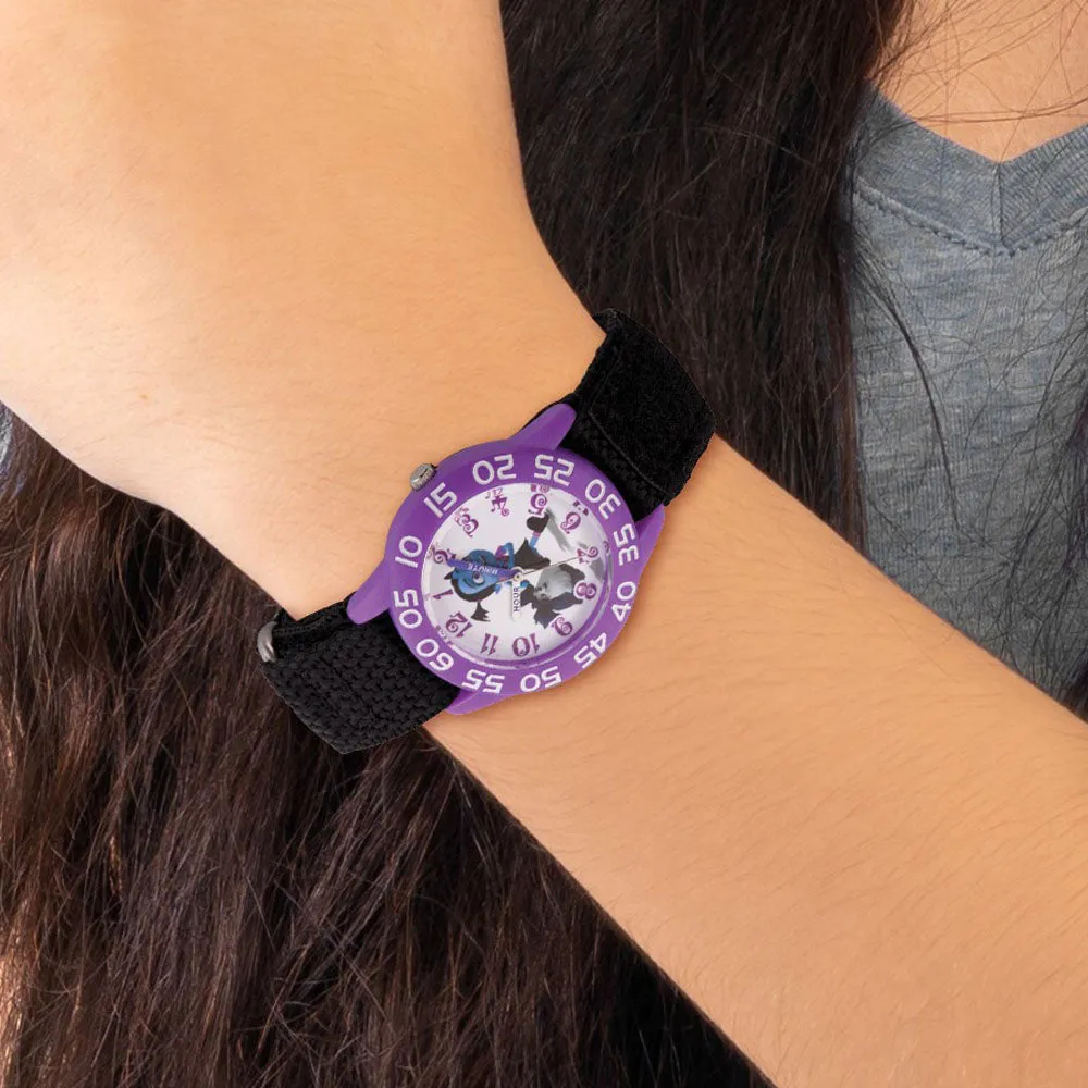 Disney Girls Vampirina & Wolfie Black Strap Acrylic Time Teacher Watch