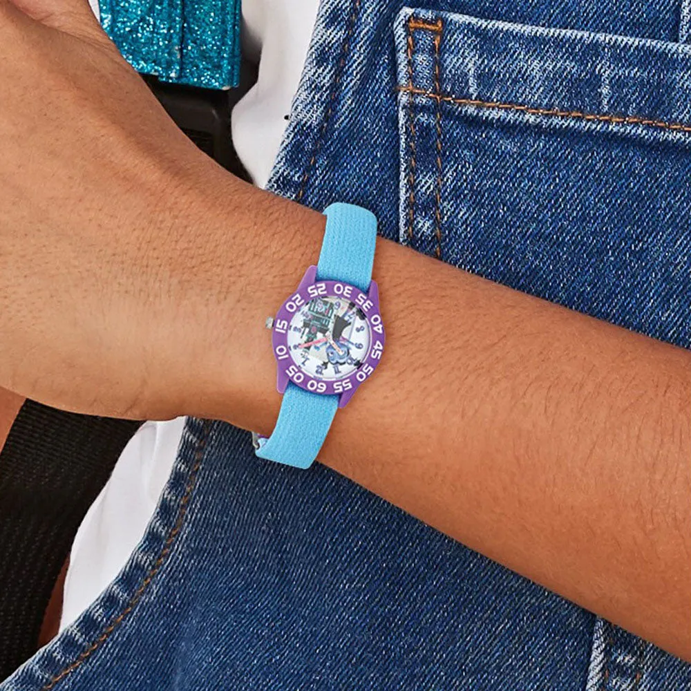 Disney Girls Vampirina's House Blue Strap Acrylic Time Teacher Watch