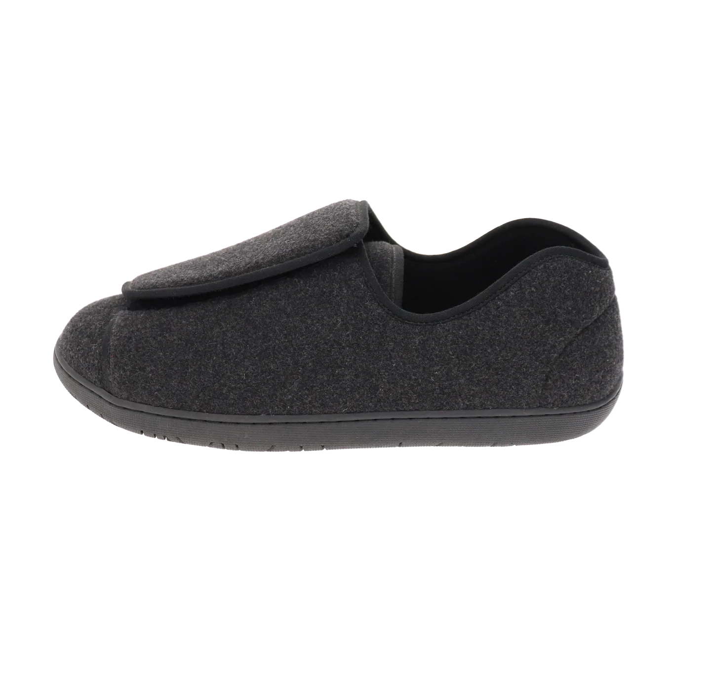 Doctor 2 Black Wool Slipper