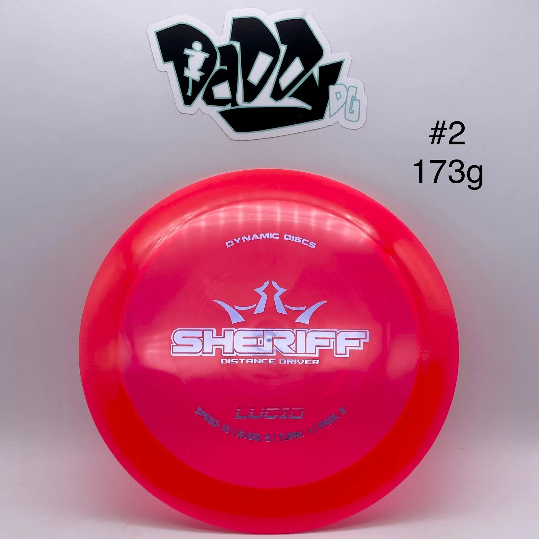 Dynamic Discs Sheriff Lucid Distance Driver