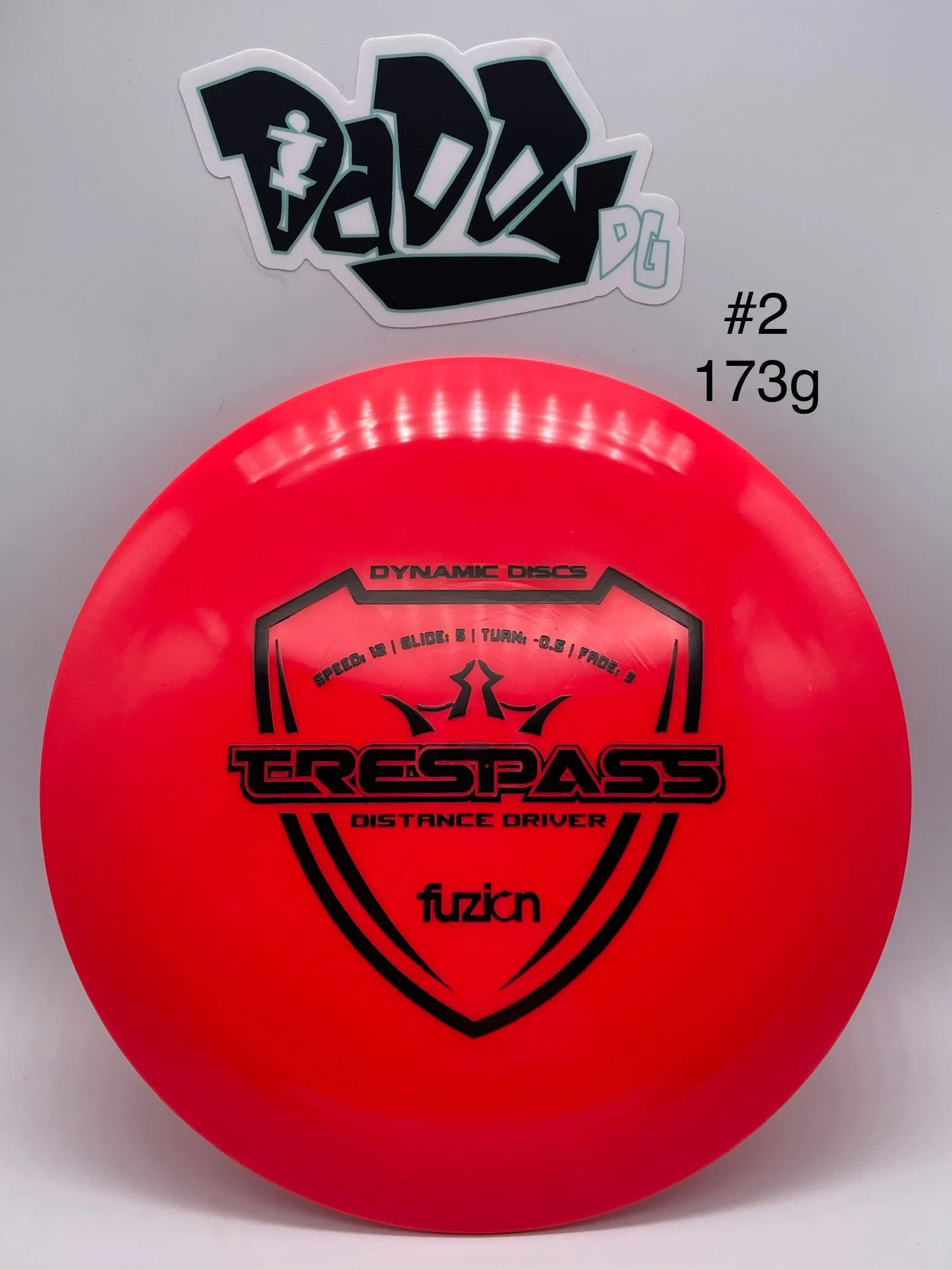 Dynamic Discs Trespass Fuzion Distance Driver