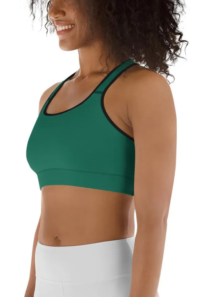 Emerald Green Sports Bra