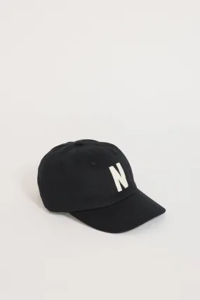 Felt N Twill Sports Cap Black