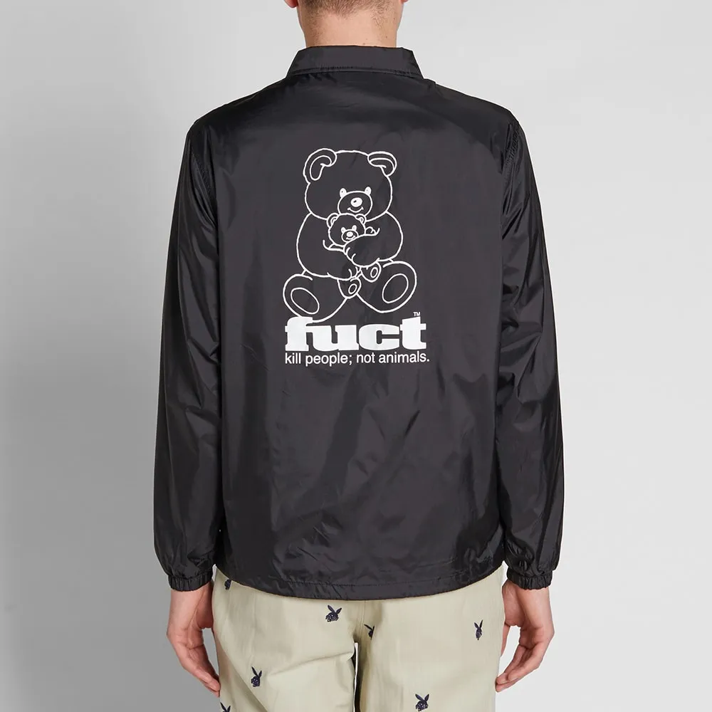 FUCT SSDD Tiger OG Bear Coach JacketBlack