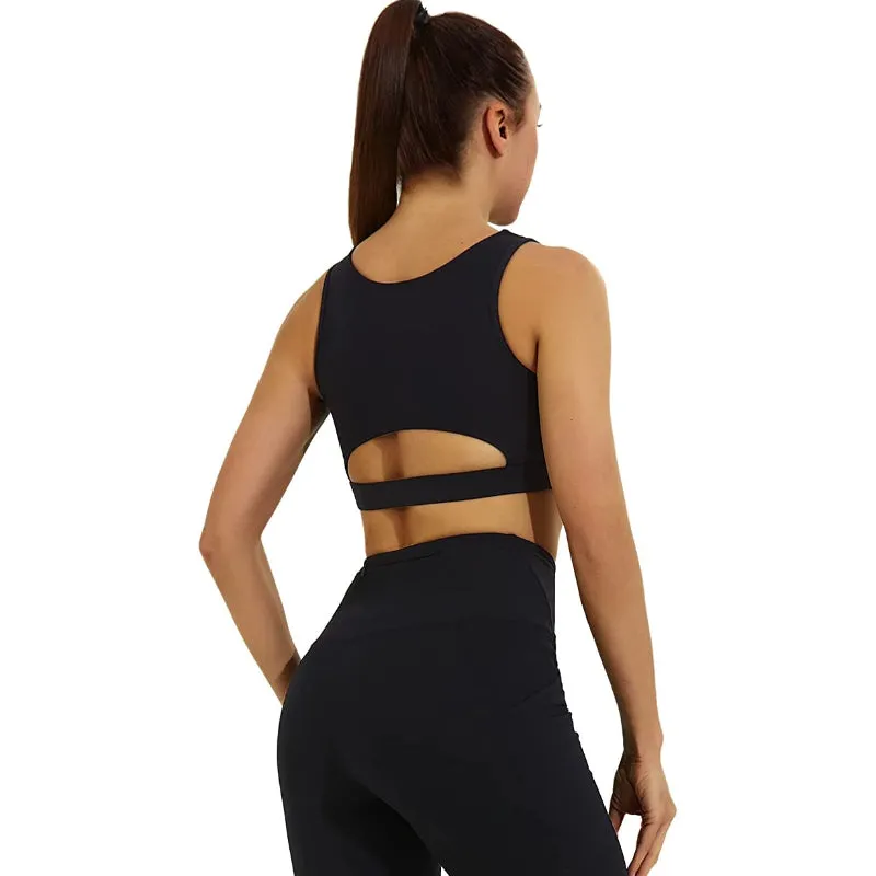 Gabriella Cutout Push Up Sports Bra