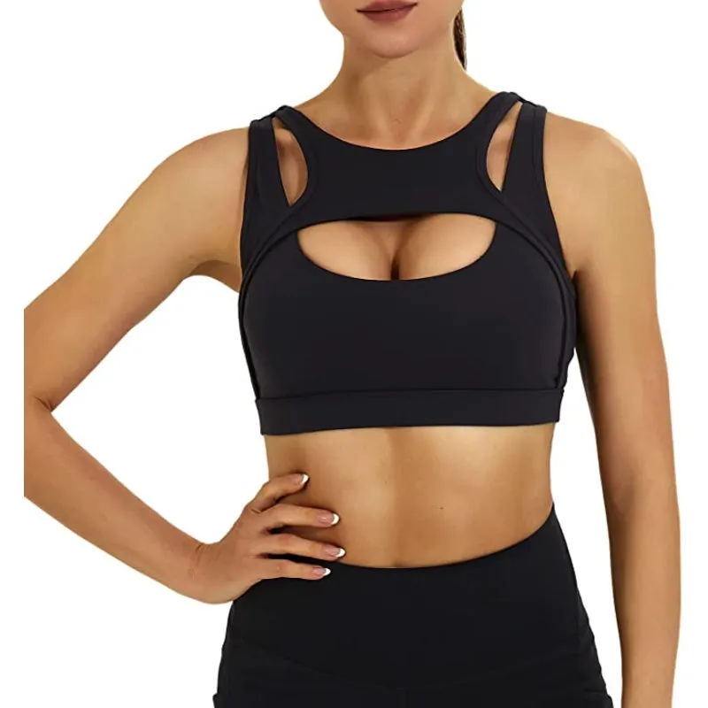 Gabriella Cutout Push Up Sports Bra