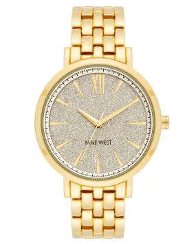 Glitter Accented Dial Watch