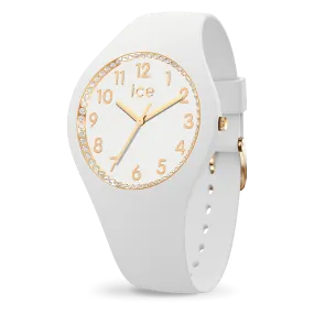 Ice - Cosmos White Crystal Numbers Medium Watch