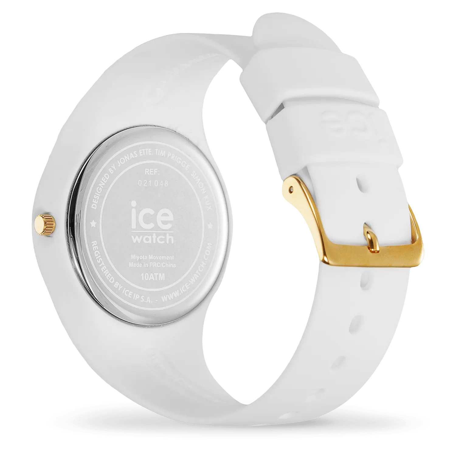 Ice - Cosmos White Crystal Numbers Medium Watch