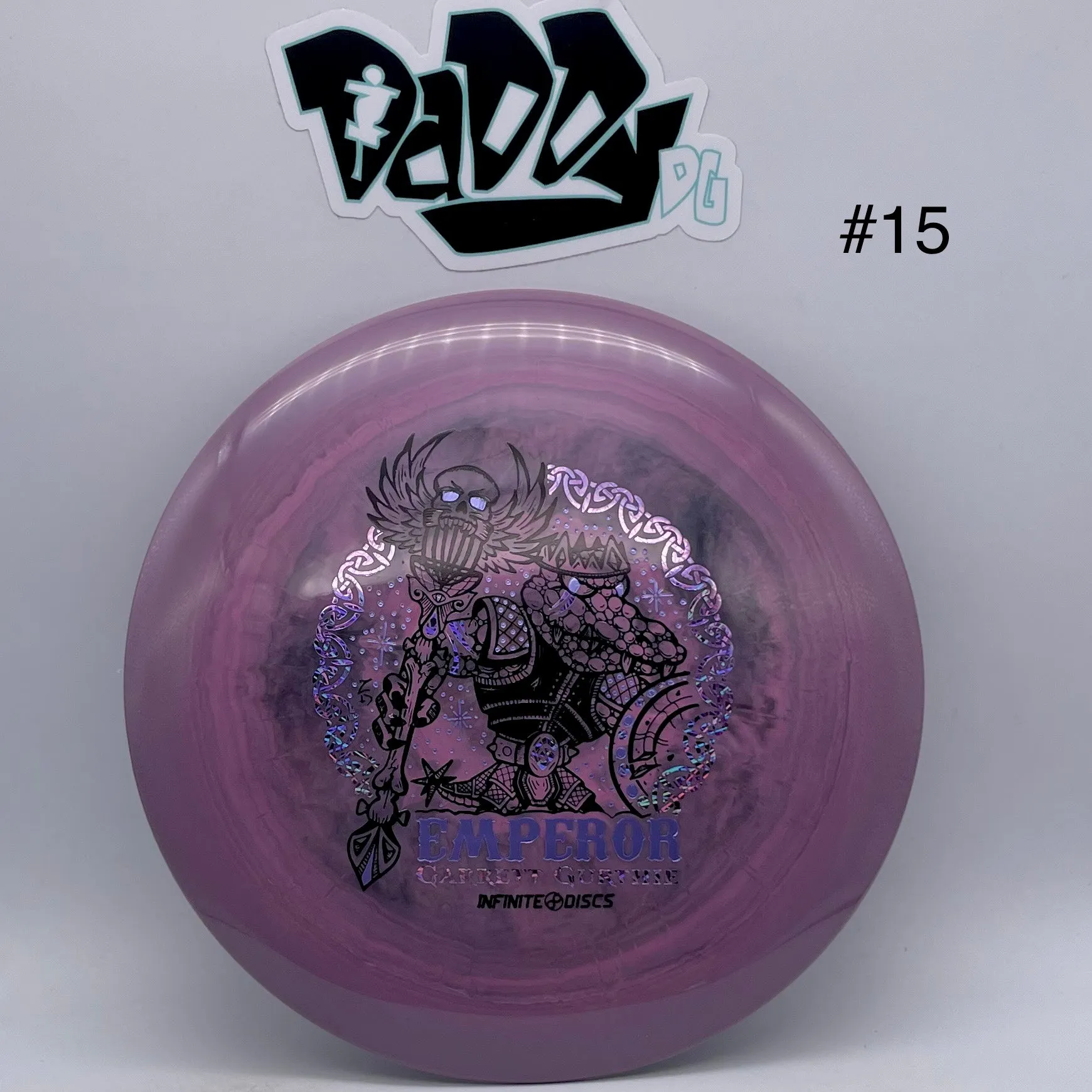 Infinite Discs Signature Swirly S-Blend Emperor Garrett Gurthie Signature Stamped Distance Driver