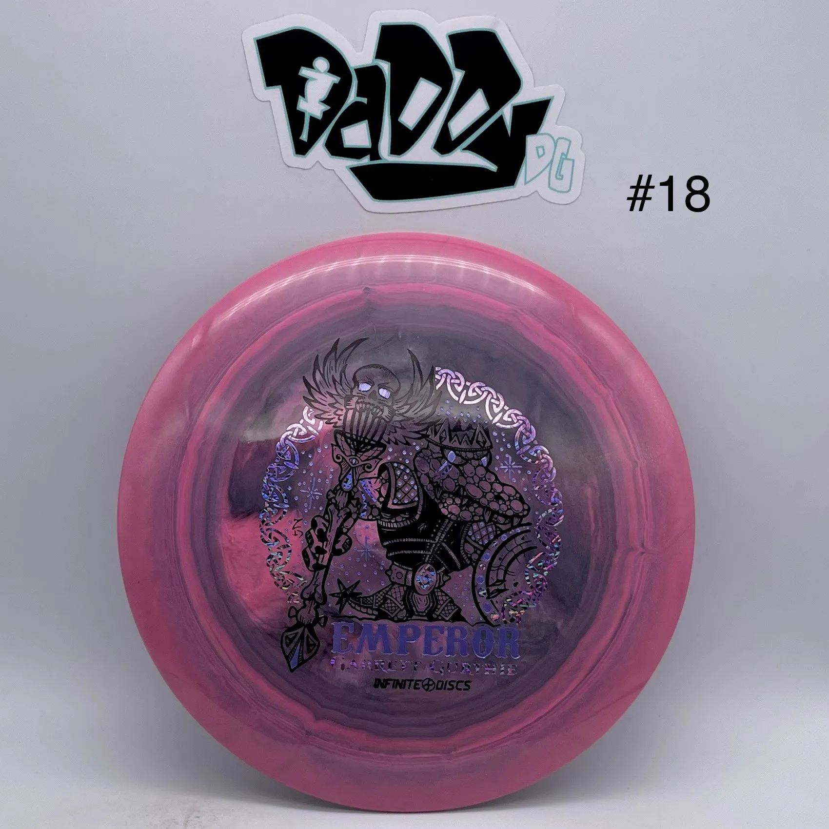 Infinite Discs Signature Swirly S-Blend Emperor Garrett Gurthie Signature Stamped Distance Driver