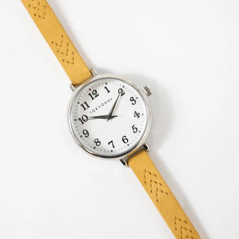 Iro Stitch Watch in Mustard