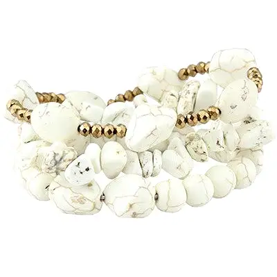 Ivory Stackable Bracelets