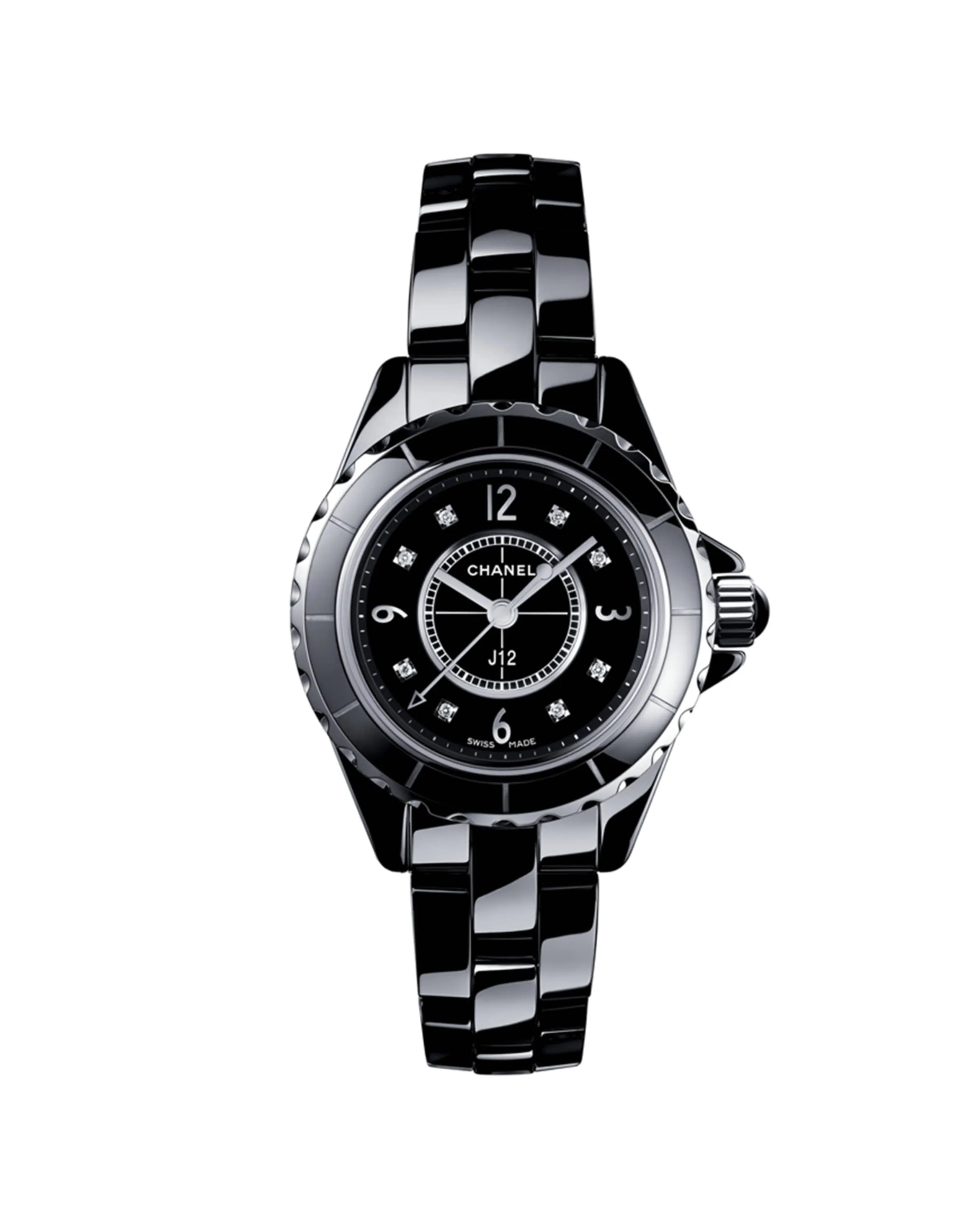 J12 29MM BLACK DIAMOND INDICATOR WATCH