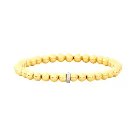 Karen Lazar Design 5MM Signature Bracelet with 14K Diamond Rondelle